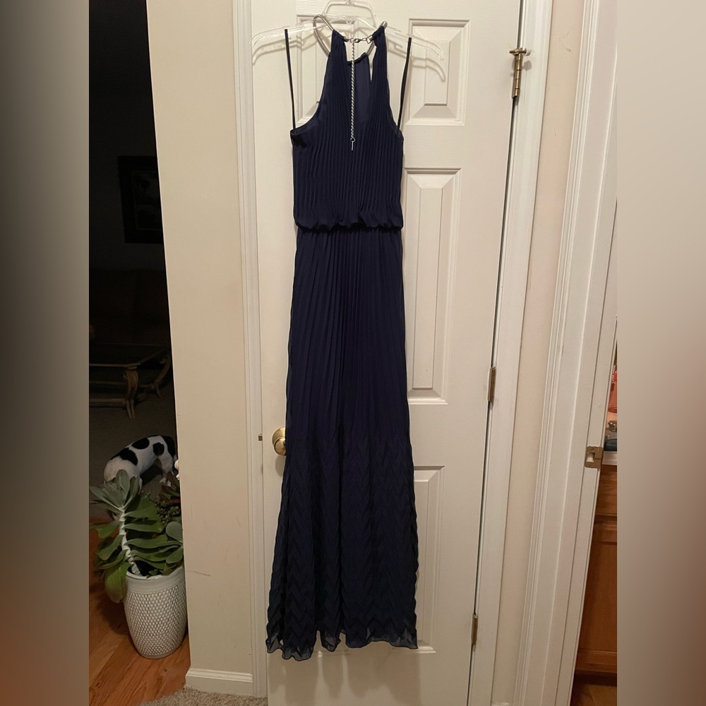 Guess brand formal dress in Royal blue.